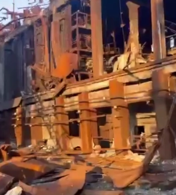 Оккупанты разбирают завод «Азовсталь» в Мариуполе на металлолом, видео