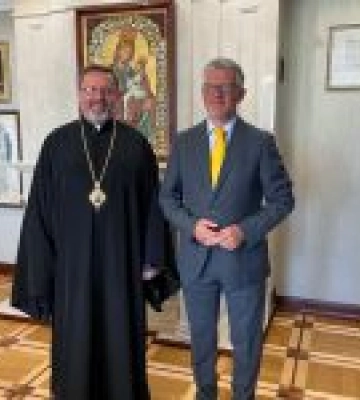 Глава УГКЦ зустрівся із заступником міністра закордонних справ України