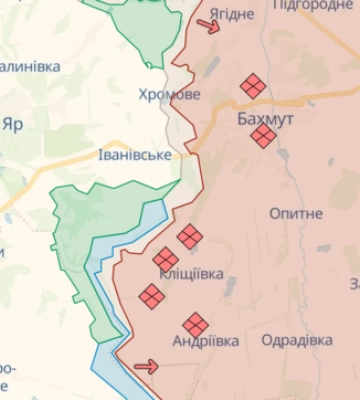 Силы обороны закрепляются на новых позициях в районе Клещиевки — ГШ