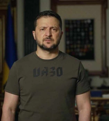 Звернення Володимира Зеленського наприкінці 496-го дня війни