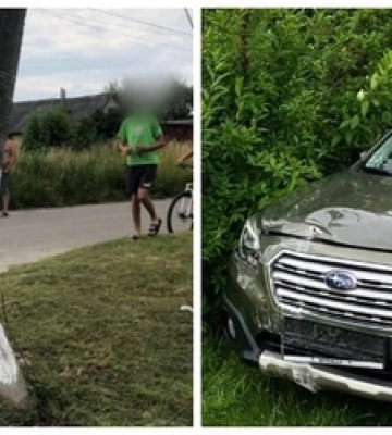 У Ковелі нетверезий молодик на Subaru зламав електроопору 