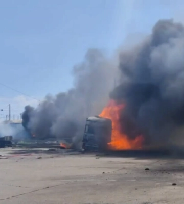 В окуповану Ясинувату завітала «бавовна» (відео) В окуповану Ясинувату завітала «бавовна» (відео)