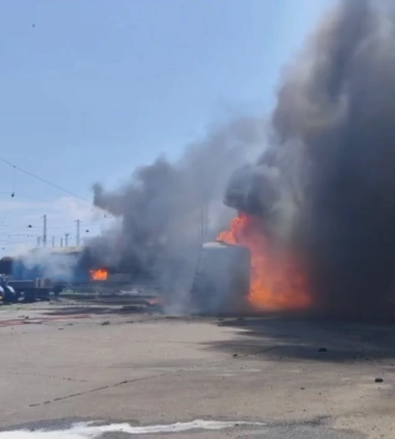 В Ясиноватой произошел прилет в районе железнодорожной станции: там мог быть вражеский склад