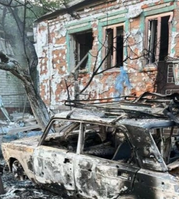 Волчанск в очередной раз попал под обстрел российских оккупационных войск