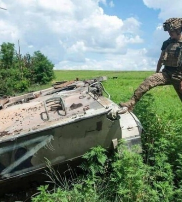Карта боевых действий в Украине 6 июля