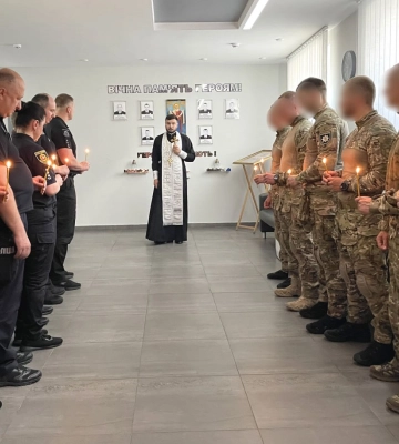 У спільній молитві поліцейські Рівненщини пом’янули загиблих Героїв