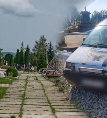 Форсаж на кладовищі: у Чернівцях п&#039;яний водій протаранив ворота і катався між могил