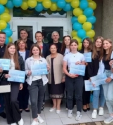 В Горбівській гімназії відбулося відкриття першого на Закарпатті шкільного соціального підприємства « ЕКО ТАК»
