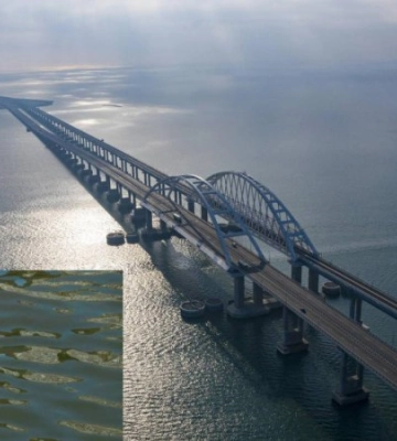 Росіяни намагаються захистити кримський міст від українських атак