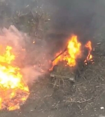 Миколаївські десантники знищили ворожу САУ «Гіацинт-С» (ВІДЕО)