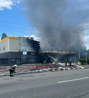 Пожежу на АЗС у Києві ліквідовано, постраждали троє чоловіків