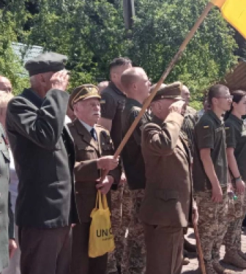 У Сприні продовжувачі  героїчного покоління відзначили 79-річницю утворення на Самбірщині УГВР