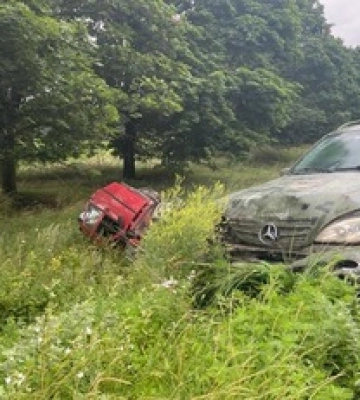 Під Харковом сталася потрійна ДТП: військовий загинув на місці