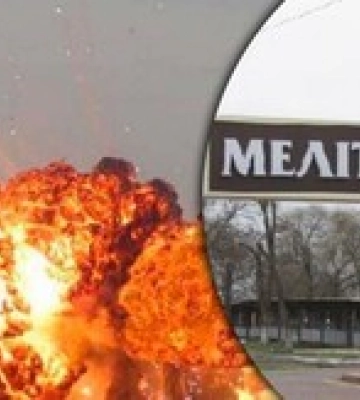 Під окупованим Мелітополем стався потужний вибух, ймовірно на базі військ рф