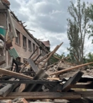Росіяни обстріляли Оріхів під час видачі гуманітарної допомоги, є загиблі. ФОТО