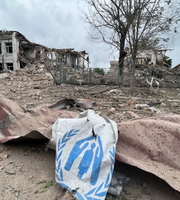 Росіяни скинули авіабомбу на Оріхове. Це сталося під час видачі гуманітарної допомоги