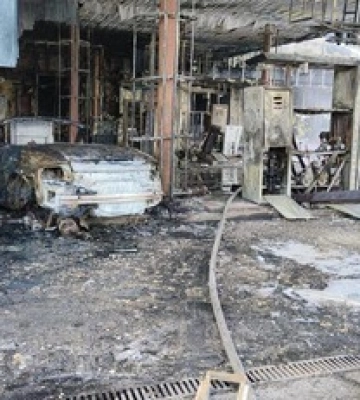Пожежа на АЗС у Києві: у мережі показали відео моменту вибуху