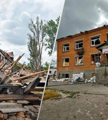 Удар по школе в Орехове: спасатели работают на месте, под завалами могут быть люди