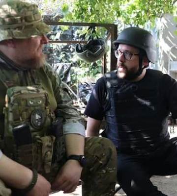 Мы будем воевать до освобождения всех территорий, – заместитель мэра Киева Крищенко с передовой