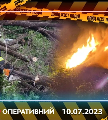 Загадочный пожар, аварийное дерево и другие новости Днепра за 10 июля в одном видео