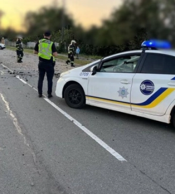 Поліція показала наслідки атаки «Шахедів» на Київщині