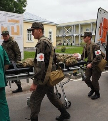 У Токмаку росіяни влаштували шпиталь у дитсадку