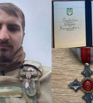 Залужний нагородив командира гармати з Полісся