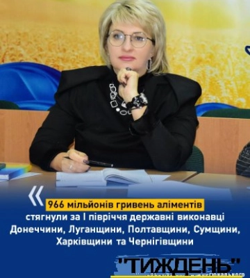 ПОНАД 966 МІЛЬЙОНІВ ГРИВЕНЬ АЛІМЕНТІВ – ЗА І ПІВРІЧЧЯ 2023 РОКУ