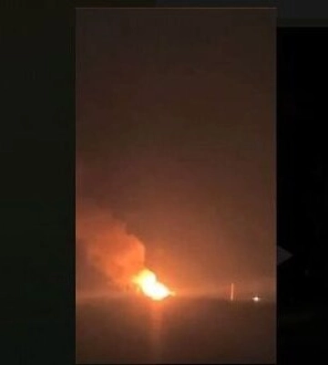 На окупованій Луганщині в місті Суходольськ Сили оборони уразили великий склад боєприпасів, - соцмережі. ВIДЕО