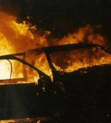 У Мукачеві горів автомобіль