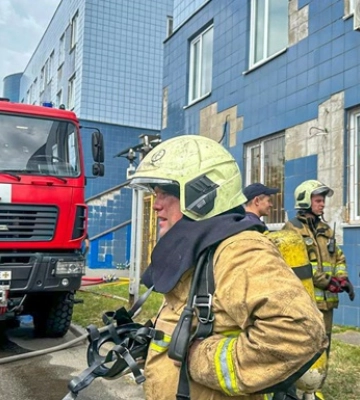 В медучреждении Киева произошел пожар