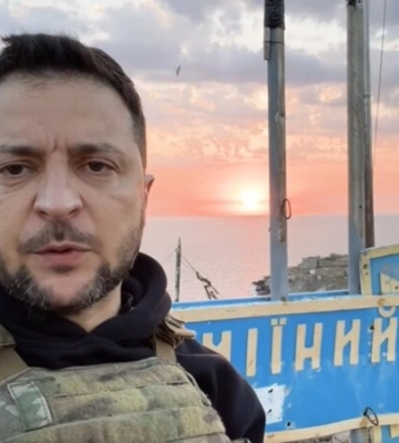 500 дней: Зеленский обратился к украинцам с острова Змеиный