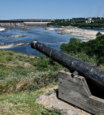 У Запорізькій області рівень води в нижньому б’єфі ГЕС нижчий за норму на понад два з половиною метри