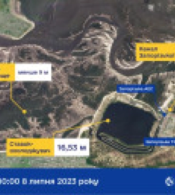 Енергоатом: зафіксовано незначне зниження рівня води у ставку-охолоджувачі ЗАЕС