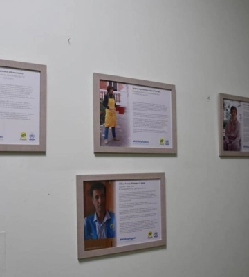 В облраді експонується виставка історій вимушених переселенців