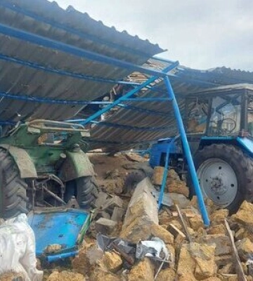 Наслідки нічного обстрілу Великомихайлівської громади на Дніпропетровщині. ФОТОрепортаж