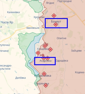 Збройні сили мають успіх на Бахмутському напрямку