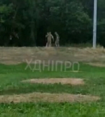 В Днепре на Красном Камне военные со стрельбой ловили призывника: видео