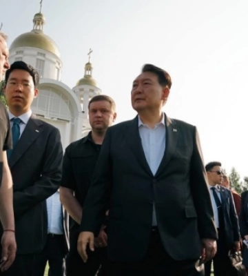 Президент Південної Кореї відвідав Бучу