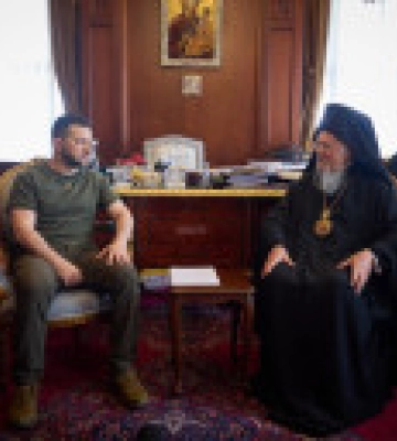 Зеленський зустрівся з Вселенським патріархом: обговорили Формулу миру та повернення українських дітей