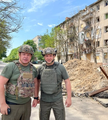 Віталій Коваль поїхав до рівненських воїнів на Запоріжжя