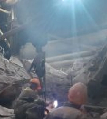 На ТЕС у Донецькій області, яка неодноразово зазнавала ворожих обстрілів впав дах котлотурбінного цеху