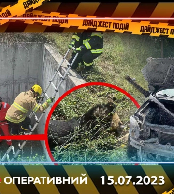 Пожежа біля заправки, чотирилапа заручниця та інші новини Дніпра за 15 липня в одному відео