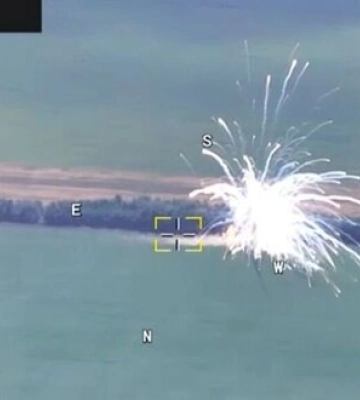Знищення російського ЗРК на Запоріжжі. ВIДЕО