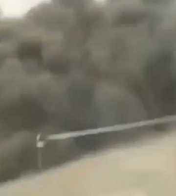 У мережі з&#039;явилося відео потужного &quot;прильоту&quot; в Олешках