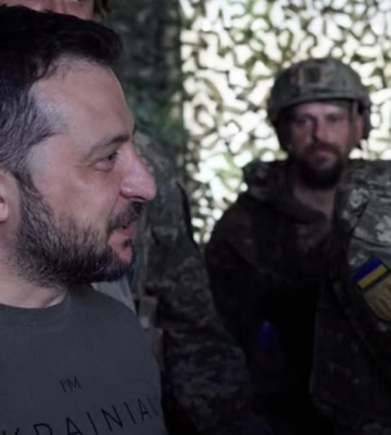 Бригада «Запорізька Січ» вручила шеврон президенту України