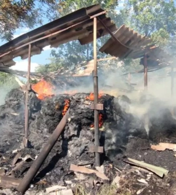В пожежі у Криворізькому районі постраждала жінка