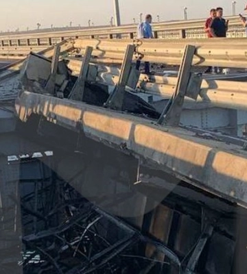 В ОК «Південь» вважають, що пошкодження Кримського мосту може бути російською провокацією