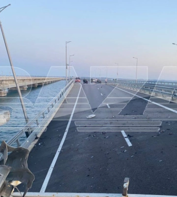 Перед в&#039;їздом на Кримський міст утворився величезний затор