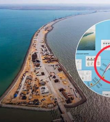 Тузла – відголоски минулих конфліктів: де саме стався приліт на Кримському мосту